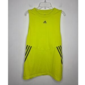NWT Adidas Primegreen bright yellow oversized tank top - XS